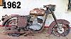 Restoration Abandoned Old Motorcycle Jawa 559 From 1962s Two Stroke Engine