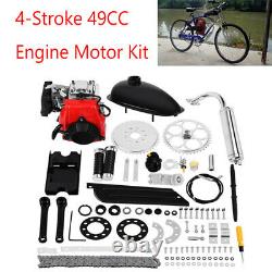 Ridgeyard 4-Stroke 49CC Gas Petrol Kit Motorized Bicycle Bike Engine Motor