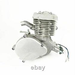 Silver 80cc 2-Stroke Engine ONLY for Motorised Bicycle Bike Gas Powered H/P