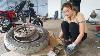 Timelapse Repairs And Restores Complete Electric Motorbike 4 Stroke Engine Motorbike Genius Girl
