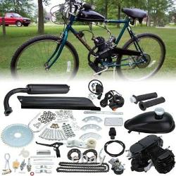 US Full Set 80cc Bike Bicycle Motorized 2 Stroke Petrol Gas Motor Engine Kit Set