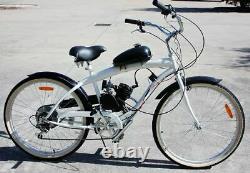 Upgraded! 80cc Motorised Bicycle Push Bike 2 Stroke Motor Engine Kit Petrol
