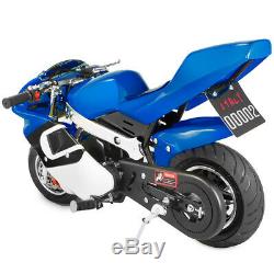 XtremepowerUS Gas Pocket Bike Motorcycle 40cc 4-Stroke Engine