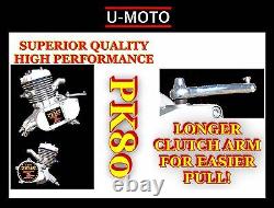 2 Temps Diy 66cc / 80cc Motorisé Vélo Kit Moteur Performance Pk80