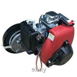 4-stroke 53cc Gas Petrol Motorized Bicycle Bike Engine Motor Kit Belt Gear Nouveau