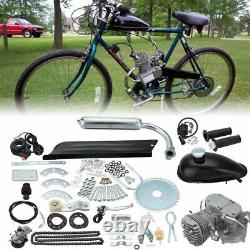 80cc 2-stroke Engine Motor Kit For Motorized Bicycle Bike Gas Powered Black États-unis
