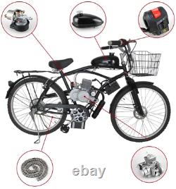 80cc Bicycle Electric Start Motorized 2 Stroke Essence Moteur Moteur Kit De Vélo