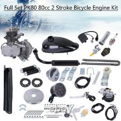 80cc Bike Bicycle 2 Stroke Motorized Petrol Gas Motor Engine Kit Set Nouveau