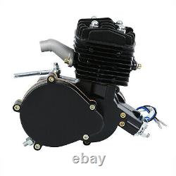 Black 80cc 2 Stroke Engine Petrol Gas Bicycle Cycle Motor Kit Motorized Bike