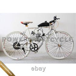 Ensemble Complet 100cc Bicycle Motorized 2-stroke Gas Petrol Moteur De Vélo Kit CDI