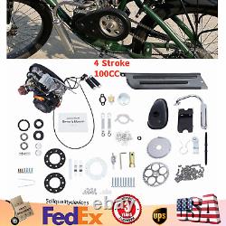 Ensemble de kit de moteur de vélo à moteur à essence 4 temps 100CC moteur modifié de vélo