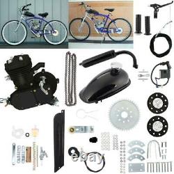 Hot Sale 80cc 2 Stroke Motor Engine Kit Gas For Motorized Bicycle Bike Black New