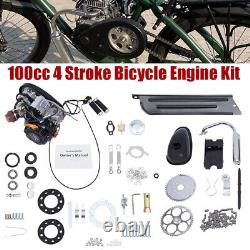 Kit moteur de bicyclette 100cc 4 temps à essence pour vélo motorisé, moteur modifié à faire soi-même