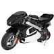 Mini Pocket Bike Enfants Adultes Moto à Essence 40cc 4 Temps Moteur Epa, Noir