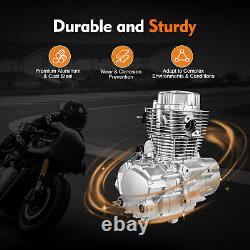 Moteur de moto tout-terrain 250cc à 4 temps avec transmission à 5 vitesses et démarrage électrique