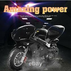 Moto De Moto De Poche De Puissance Mini-gaz 49cc 2-stroke Engine Ride Sur Les Jouets 55 Km/h