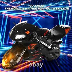 Moto De Moto De Poche De Puissance Mini-gaz 49cc 4-stroke Engine Ride Sur Les Jouets 50 Km/h