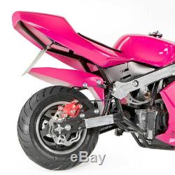 Vélo Mini 4 Temps De Pocket Bike Enfants Gaz Moteur Epa Moteur Superbike -pink